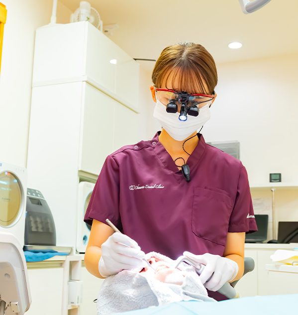 できるだけ痛みの少ない治療をめざします